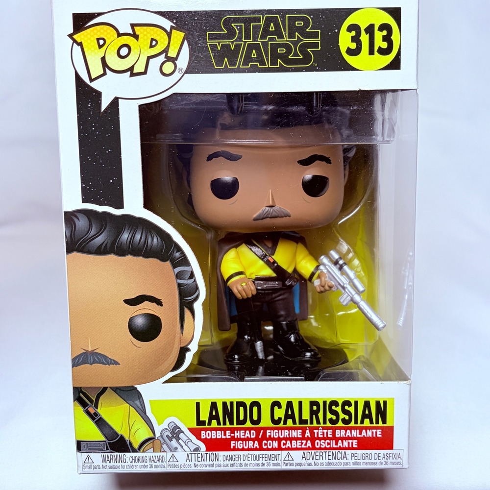 Funko Star Wars Lando‎ Calrissian 313 Yellow Rise of Skywalker Bobble-Head Vinyl